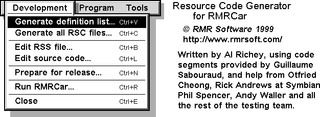 RMRRCG Screenshot
